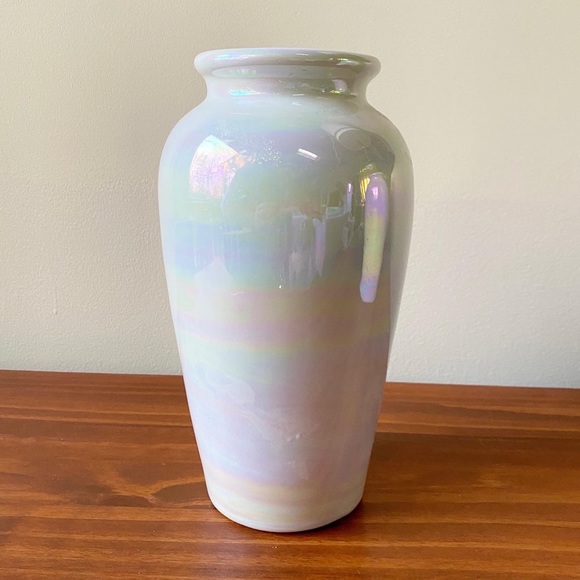 Vintage Accents Vintage Large Pearl Iridescent Vase Poshmark